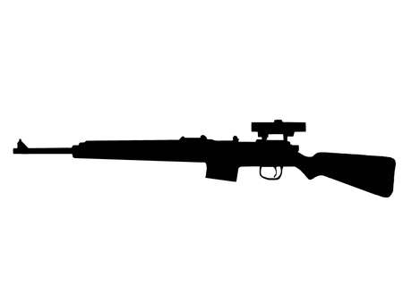 WW2 Series -German Gewehr 43 (W) Rifleのイラスト素材