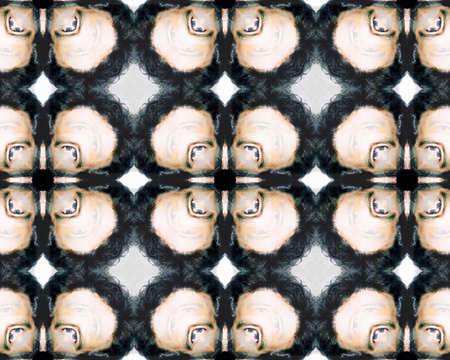 Special pattern Background Many Alien Prying Eyes style