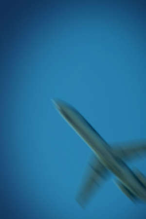 flying airplaneの写真素材