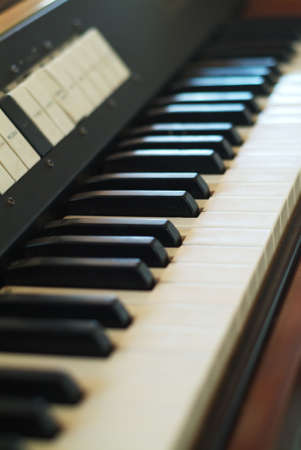 antique electric pianoの写真素材