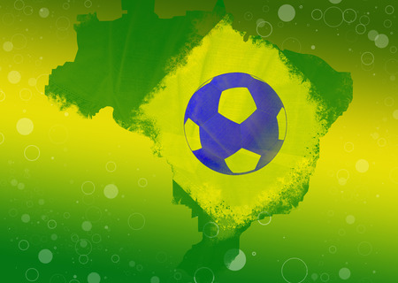 Brasil 2014 Abstract Backgroundの写真素材