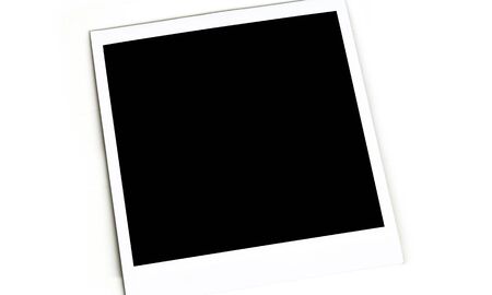 Photograph Frame Blackの写真素材