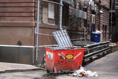 Dust on the streets of Philadelphiaの写真素材