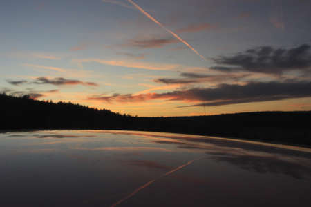 beautiful sunsetの写真素材