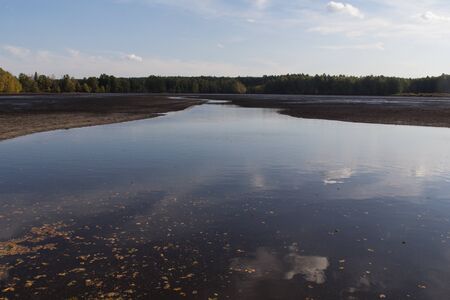 pond in bavaria in spring on a sunny day