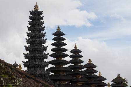 The Mother Temple of Besakih, or Pura Besakih is the most important, the largest and holiest temple of Hindu religion in Baliの写真素材