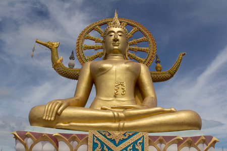 Big Buddha Temple in Koh Samui, Thailandの写真素材