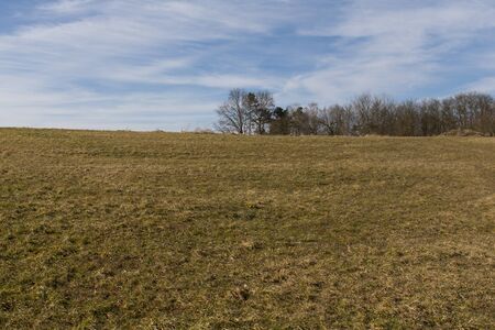Spring landscape next to Schwandorf in Bavariaの写真素材