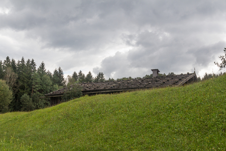 Beautiful Mountain landscape - Fuegen in the Zillertal in Austria, Fügenの写真素材