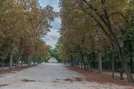 Parco Ducale, a park in the center of Parma, Italyの写真素材