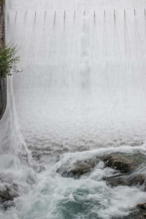 Waterfalls at the Sigmund Thun Klamm next to Saalbach Hinterglemm in Asutriaの写真素材