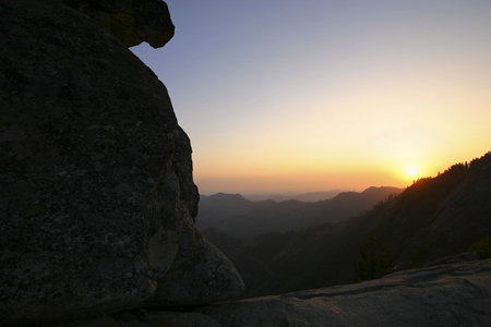 Moro Rock, Kings Canyon National Parkの写真素材