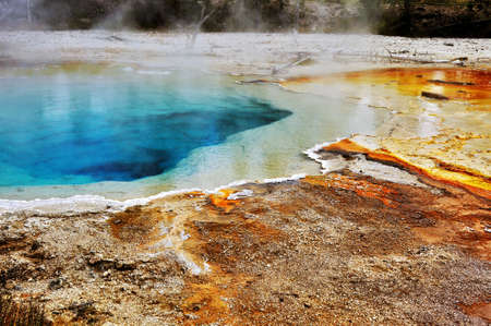 Sulfur Poolの写真素材