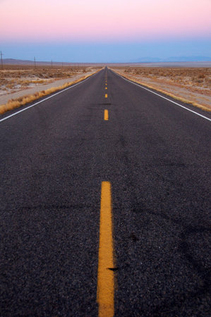 Lonely Roadの写真素材