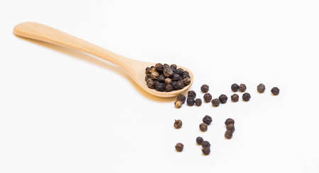 Organic Black pepper Piper nigrumの写真素材