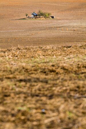 Moravian Fields. The landscape around Kyjov called the Moravian Tuscany, Czechia, Europe.の写真素材
