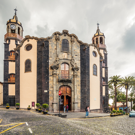 Church of Our Lady of Conception in La Orotava on Tenerife island, Spain.のeditorial素材