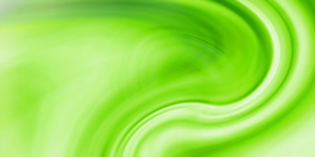 green waves as backgroundの写真素材