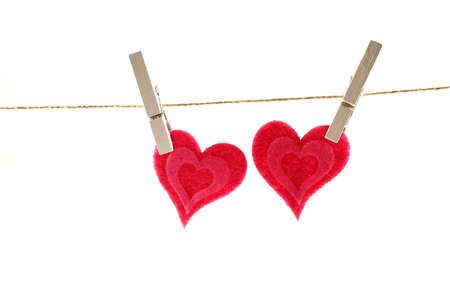 two heartsの写真素材