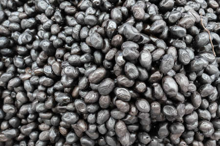 Traditional Style Turkish Black Olive For Sale in Marketの写真素材
