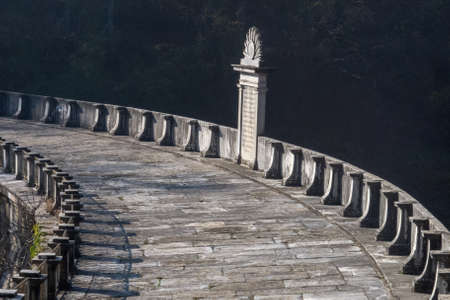 An Historical Bridge on Barrage in Belgrad Jungle Istanbul Turkeyの写真素材