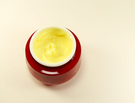 a soft hand cream isolated