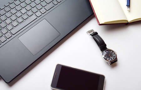 office supplies isolatedの写真素材