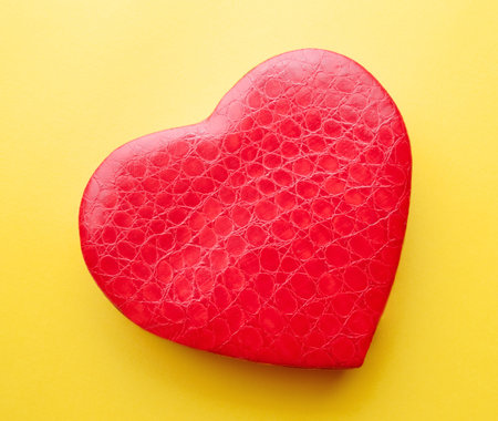 heart is a gift on Valentine's Dayの写真素材