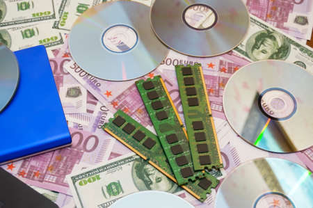 Profit from digital technology. business conceptの写真素材