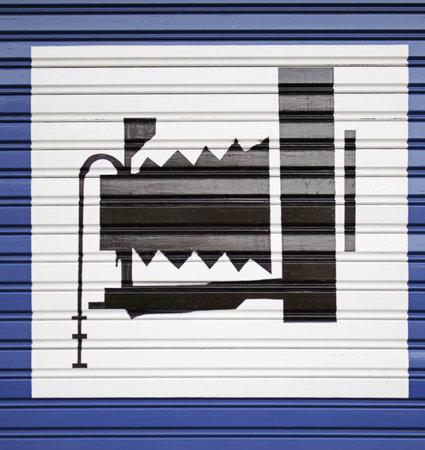 Photo, illustration drawn on blind camera