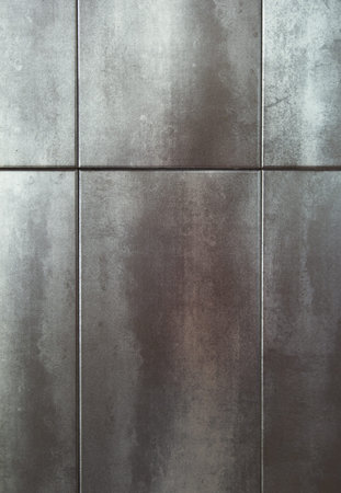 Wall metal decoration of housing, security and protectionの写真素材