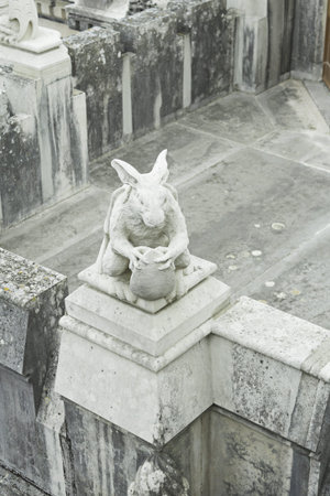 Rabbit in Sintra Castle, construction and architectureのeditorial素材