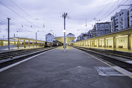 Night Train station wagons, transportのeditorial素材