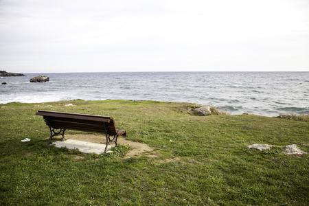Water waves in the sea, natural landscape and vacationsの写真素材