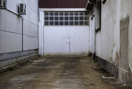 Metal door industry, construction and architecture, texture