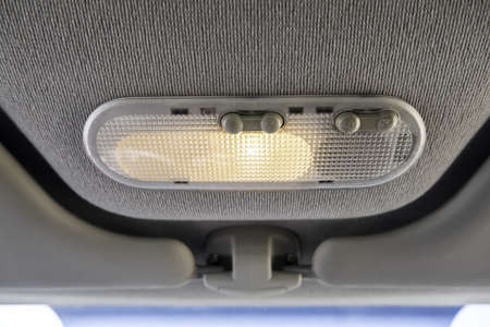 Detail of light to read maps inside a carの写真素材