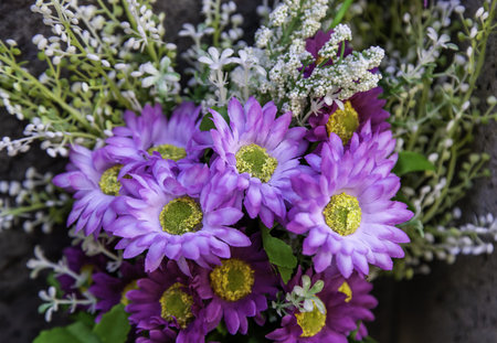 Bouquets of varied flowers celebration and event, nature