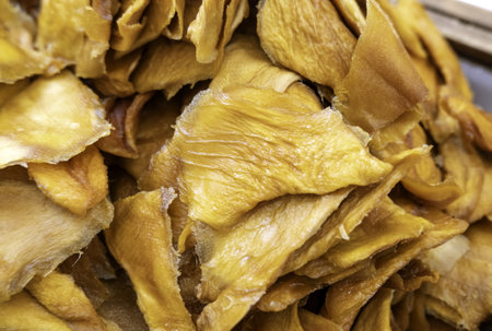 Detail of dried sweet fruit, food preservationの写真素材