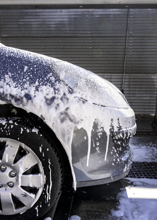 Detail cleaning and care of a car, car washの写真素材