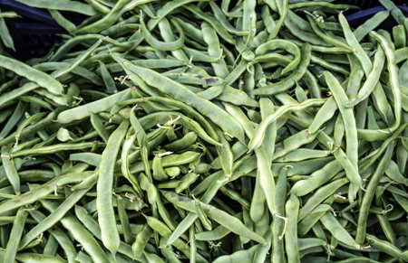 Detail of fresh and raw vegetables in a market, vegan food, health