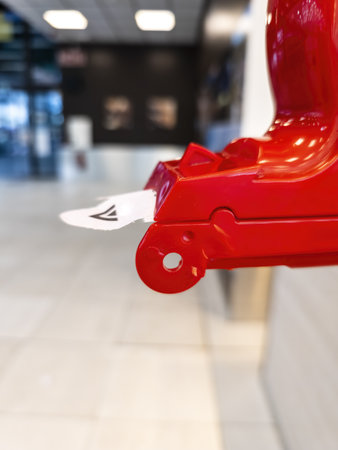 Ticket details for queuing to purchaseの写真素材