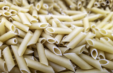 Detail of cooking pasta, typical Italian food