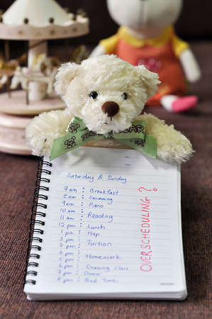 Overscheduled Childの写真素材