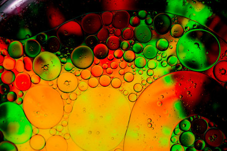 abstract colorful organic bubbles macro pattern texture