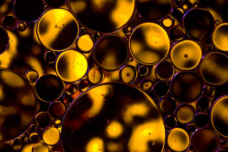 abstract colorful organic bubbles macro pattern textureの写真素材