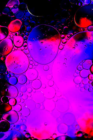purple magenta abstract colorful organic bubbles macro pattern textureの写真素材