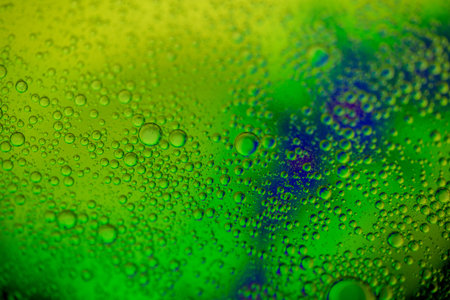 green abstract colorful organic bubbles macro pattern texture