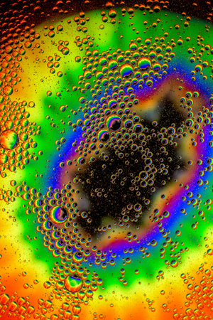 abstract colorful organic bubbles macro pattern texture