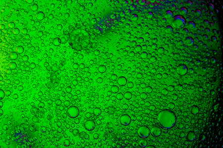 green abstract colorful organic bubbles macro pattern textureの写真素材