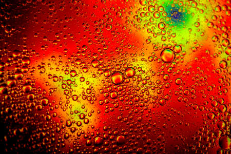 abstract colorful organic bubbles macro pattern textureの写真素材